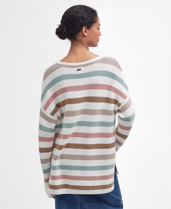 Barbour Mariner Striped Crew Neck Jumper Multi | BABO89695