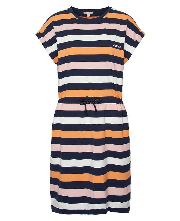 Barbour Marloes Striped T-shirt Dress Multi | BABO89594