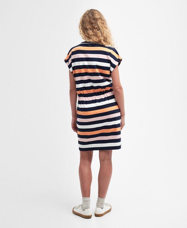 Barbour Marloes Striped T-shirt Dress Multi | BABO89594