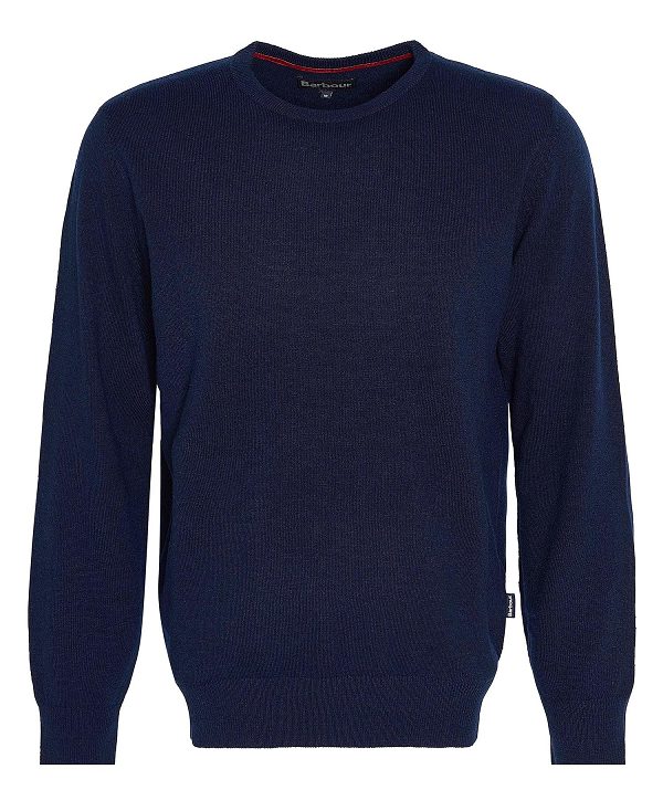 Barbour Marlow Crew Neck Jumper Navy | BABO88678