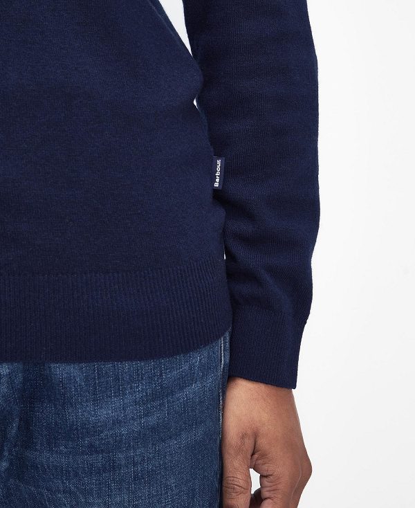 Barbour Marlow Crew Neck Jumper Navy | BABO88678