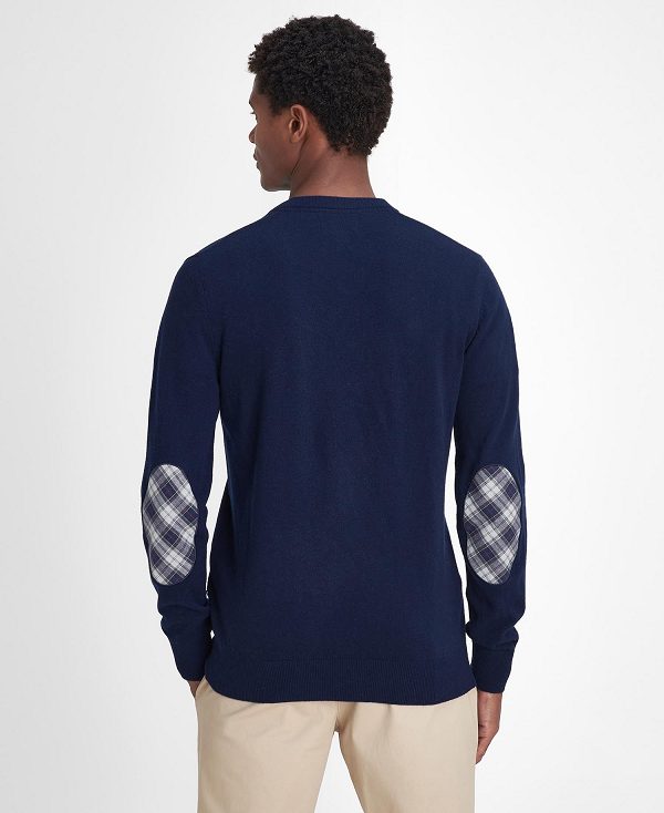 Barbour Marlow V-neck Jumper Navy | BABO88692