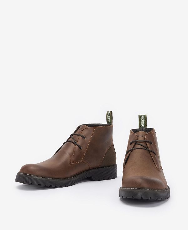 Barbour Maxwell Chukka Boots Brown | BABO88855