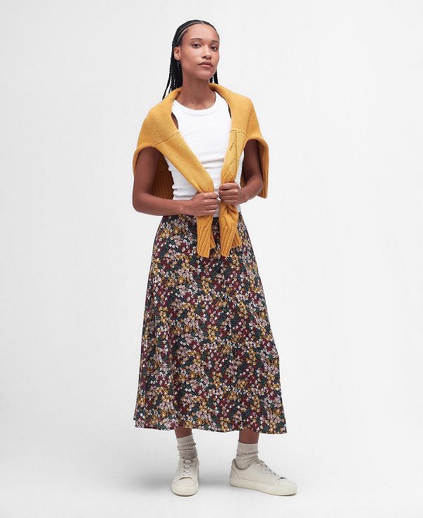 Barbour Mayfield Midi Skirt Classic Multi | BABO89584