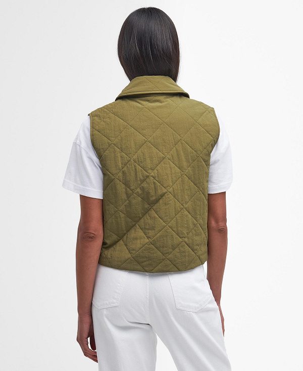 Barbour Mcrae Gilet Golden Khaki | BABO89453