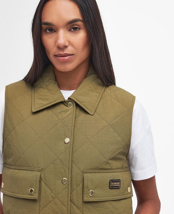 Barbour Mcrae Gilet Golden Khaki | BABO89453