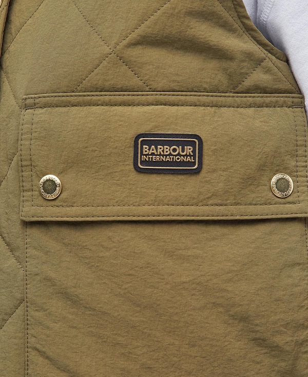 Barbour Mcrae Gilet Golden Khaki | BABO89453