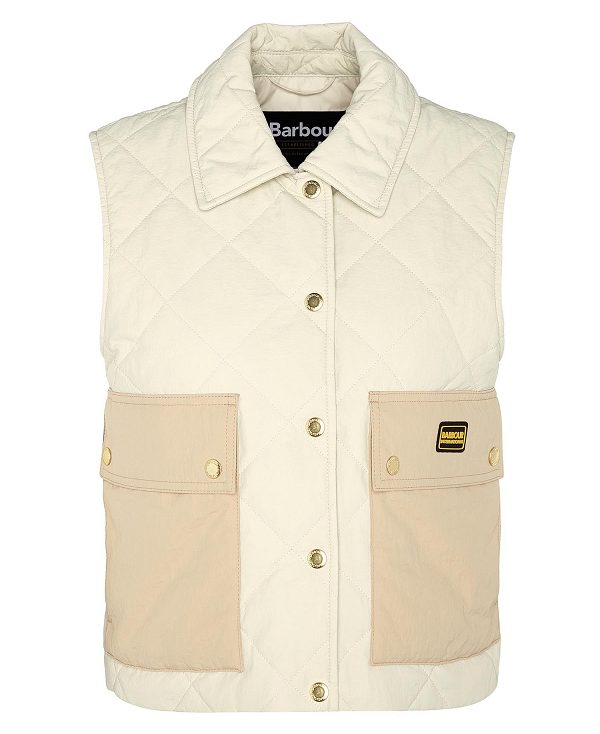 Barbour Mcrae Gilet Whisper White | BABO89454