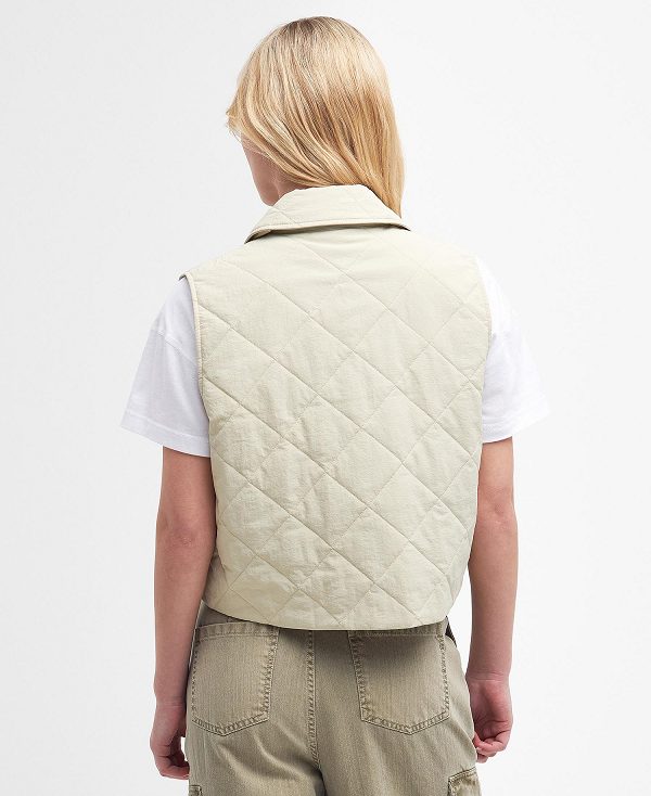 Barbour Mcrae Gilet Whisper White | BABO89454