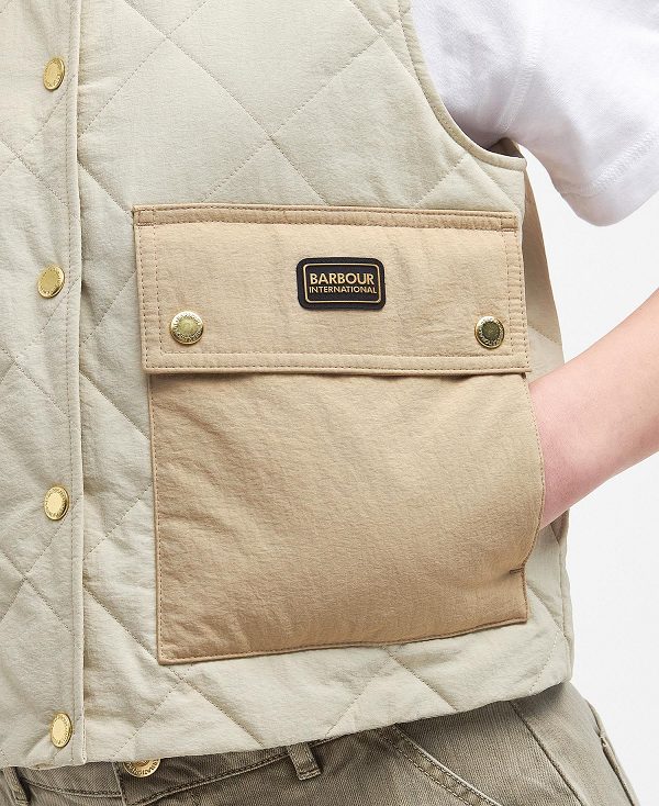 Barbour Mcrae Gilet Whisper White | BABO89454