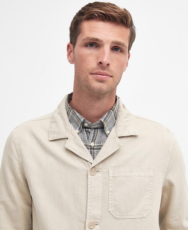 Barbour Melonby Overshirt Mist | BABO87969