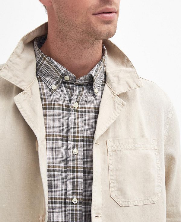 Barbour Melonby Overshirt Mist | BABO87969