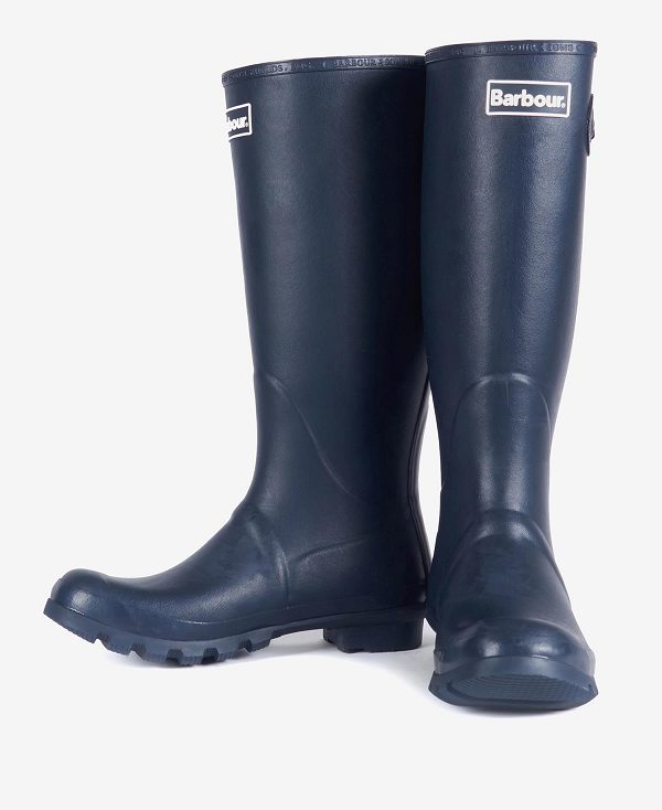 Barbour Men'S Bede Wellington Boots Navy | BABO88916