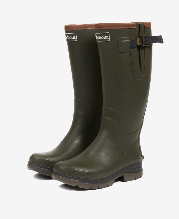 Barbour Men'S Tempest Wellington Boots Green | BABO88913