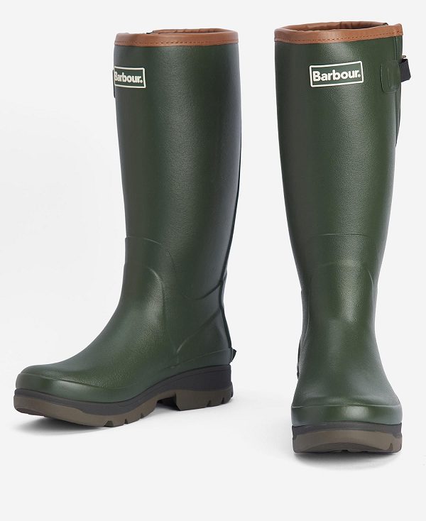 Barbour Men'S Tempest Wellington Boots Green | BABO88913