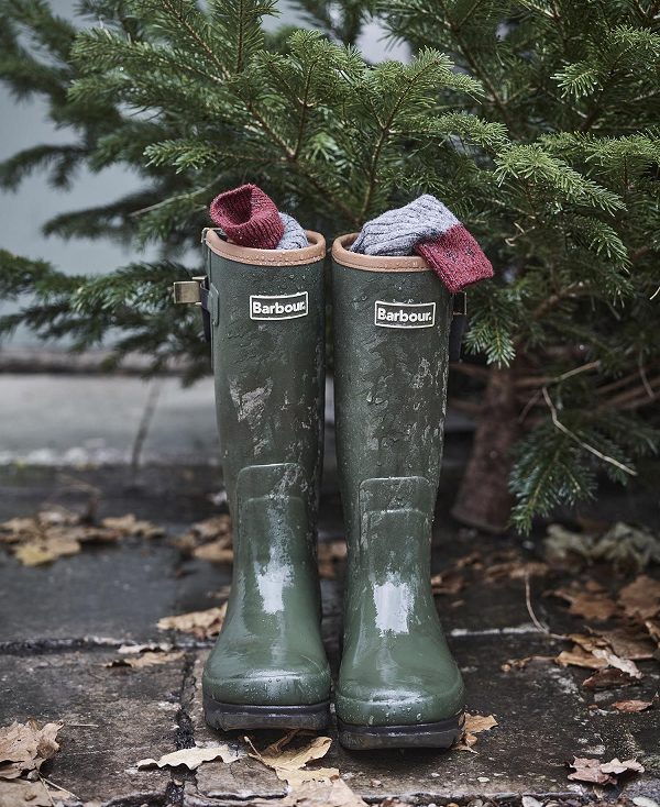 Barbour Men'S Tempest Wellington Boots Green | BABO88913