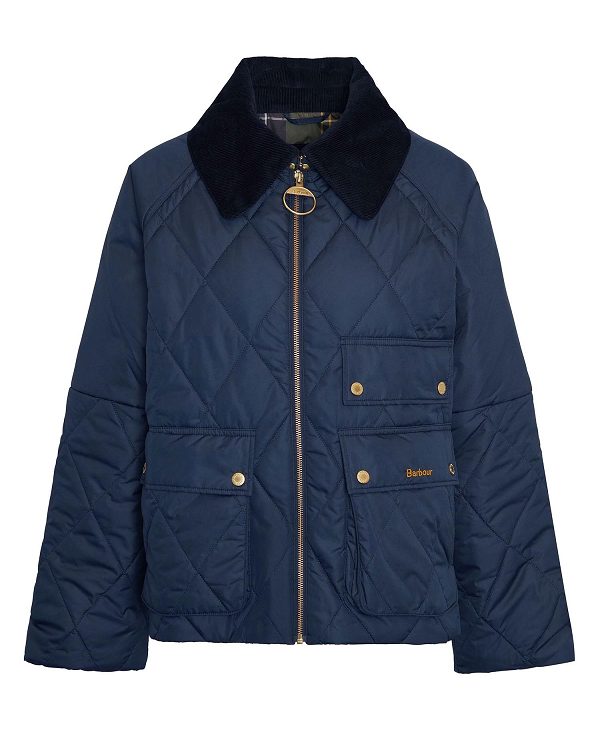 Barbour Milby Quilted Jacket Navy | BABO89366