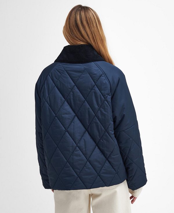 Barbour Milby Quilted Jacket Navy | BABO89366