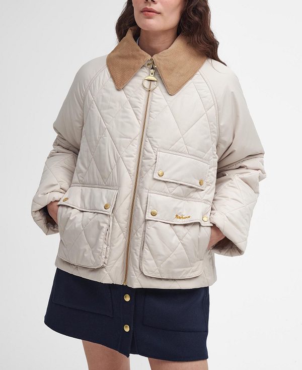 Barbour Milby Quilted Jacket Oatmeal/Ancient | BABO89353