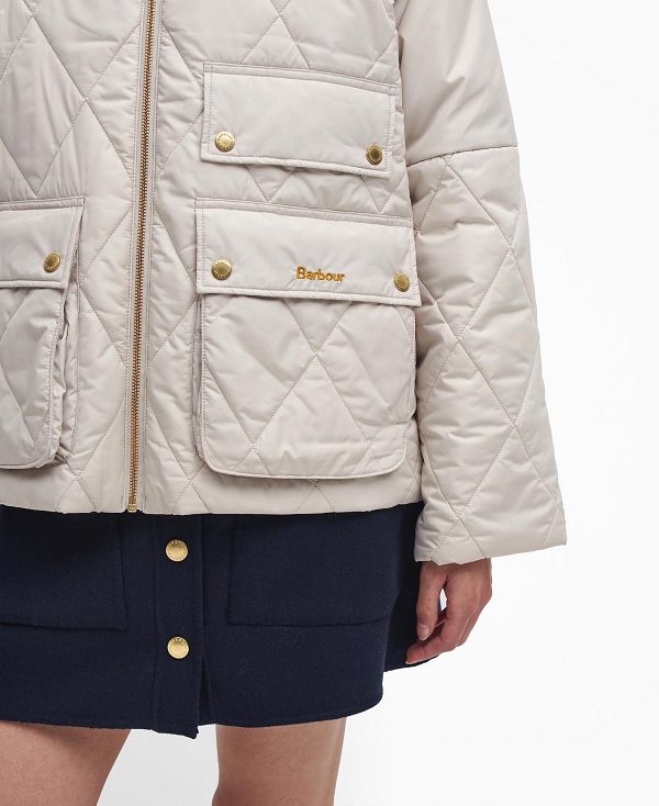 Barbour Milby Quilted Jacket Oatmeal/Ancient | BABO89353