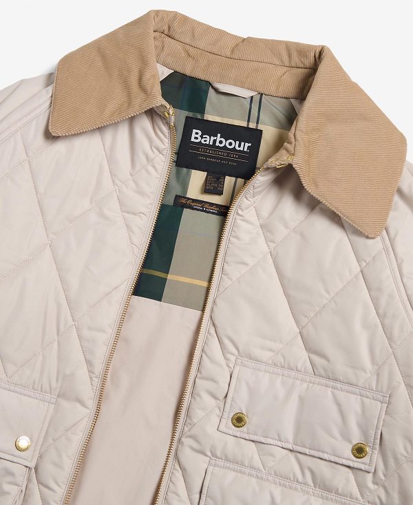 Barbour Milby Quilted Jacket Oatmeal/Ancient | BABO89353