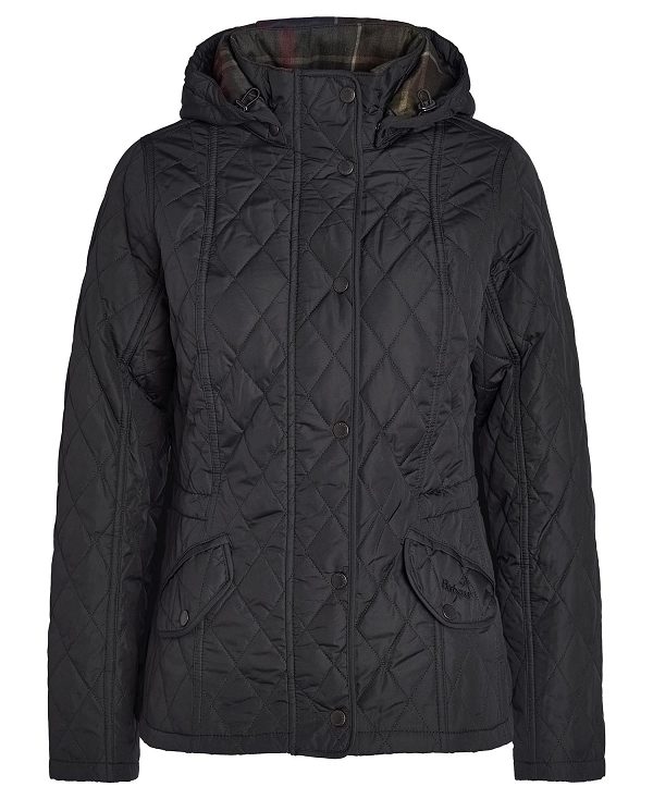 Barbour Millfire Quilted Jacket Black | BABO89324