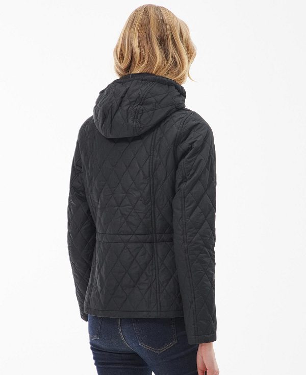 Barbour Millfire Quilted Jacket Black | BABO89324