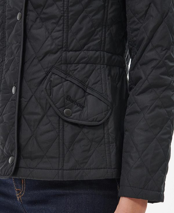 Barbour Millfire Quilted Jacket Black | BABO89324