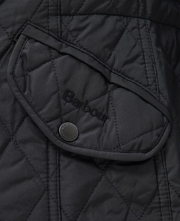 Barbour Millfire Quilted Jacket Black | BABO89324