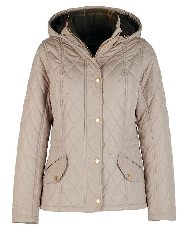 Barbour Millfire Quilted Jacket Light Trench/Classic | BABO89357