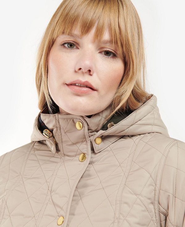 Barbour Millfire Quilted Jacket Light Trench/Classic | BABO89357