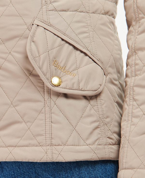 Barbour Millfire Quilted Jacket Light Trench/Classic | BABO89357