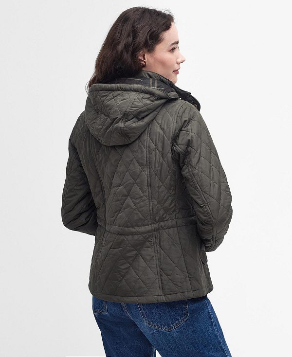 Barbour Millfire Quilted Jacket Olive/Classic | BABO89347