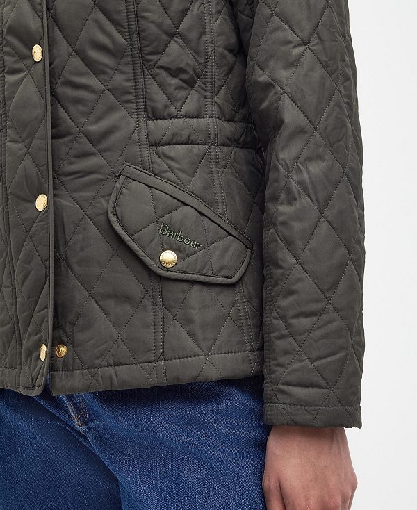 Barbour Millfire Quilted Jacket Olive/Classic | BABO89347