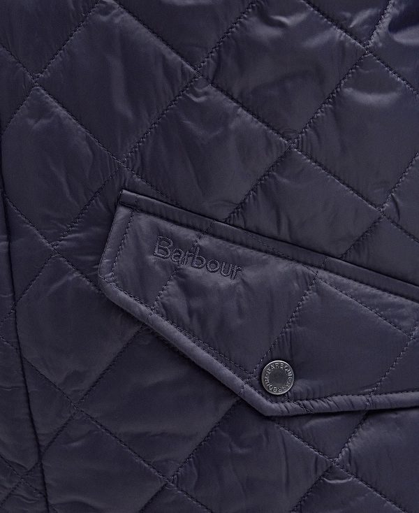 Barbour Modern Chelsea Quilted Jacket Classic Navy | BABO87333