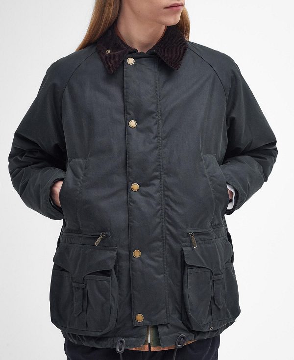 Barbour Modified Beaufort Waxed Jacket Sage | BABO87289