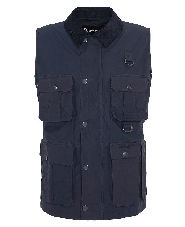 Barbour Modified Transport Vest Dark Navy | BABO87538