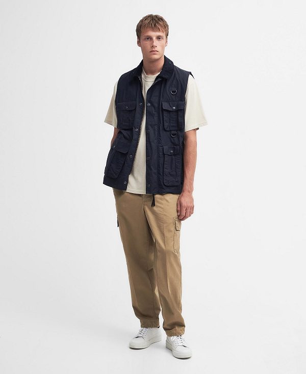 Barbour Modified Transport Vest Dark Navy | BABO87538