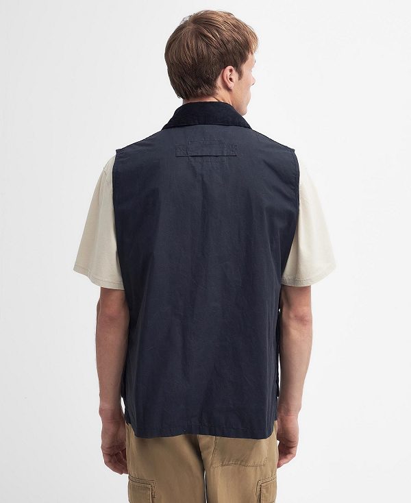 Barbour Modified Transport Vest Dark Navy | BABO87538