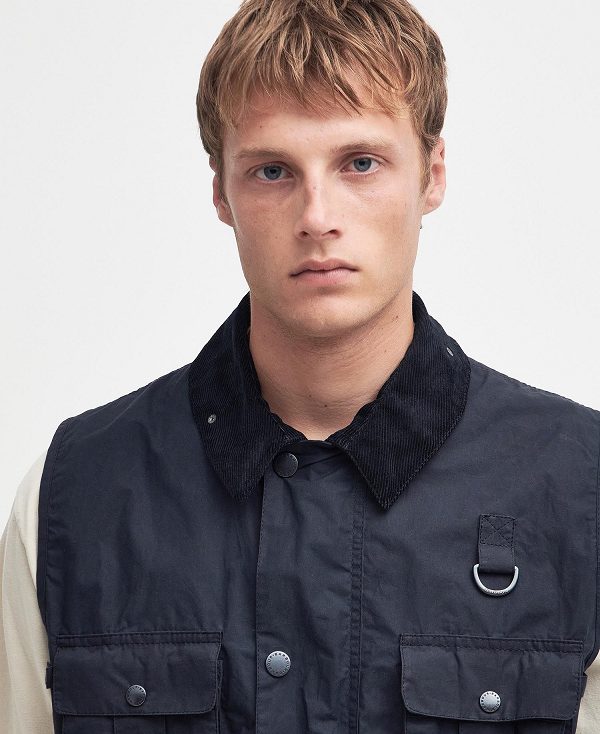 Barbour Modified Transport Vest Dark Navy | BABO87538