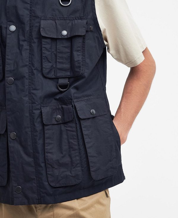 Barbour Modified Transport Vest Dark Navy | BABO87538