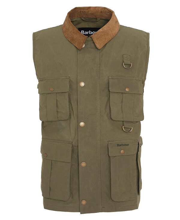 Barbour Modified Transport Vest Dusky Green | BABO87555