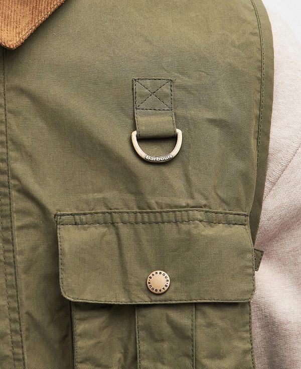 Barbour Modified Transport Vest Dusky Green | BABO87555