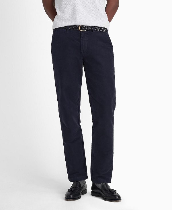 Barbour Moleskin Tailored Trousers Classic Navy | BABO88802