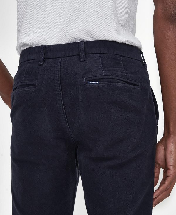 Barbour Moleskin Tailored Trousers Classic Navy | BABO88802