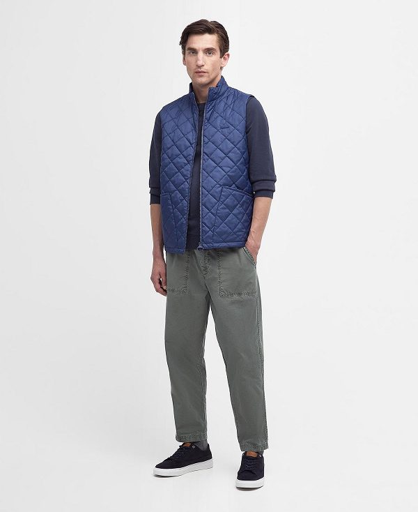 Barbour Monty Gilet Mid Blue | BABO87543