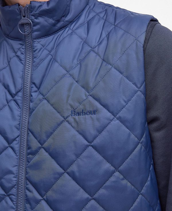 Barbour Monty Gilet Mid Blue | BABO87543