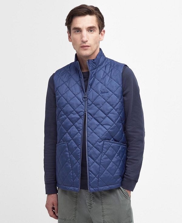 Barbour Monty Gilet Mid Blue | BABO87543