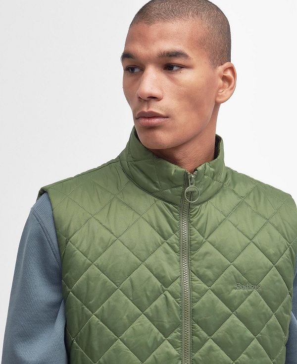 Barbour Monty Gilet Pea Green | BABO87562