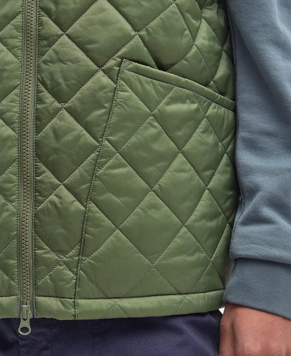 Barbour Monty Gilet Pea Green | BABO87562